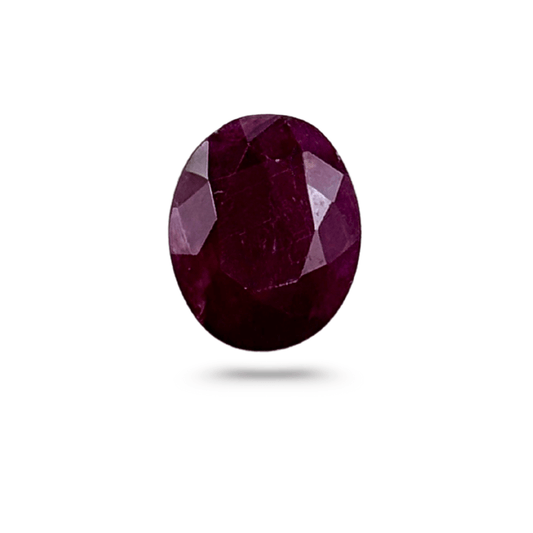 3.40 Carat Natural Ruby Oval Shaped Gemstone