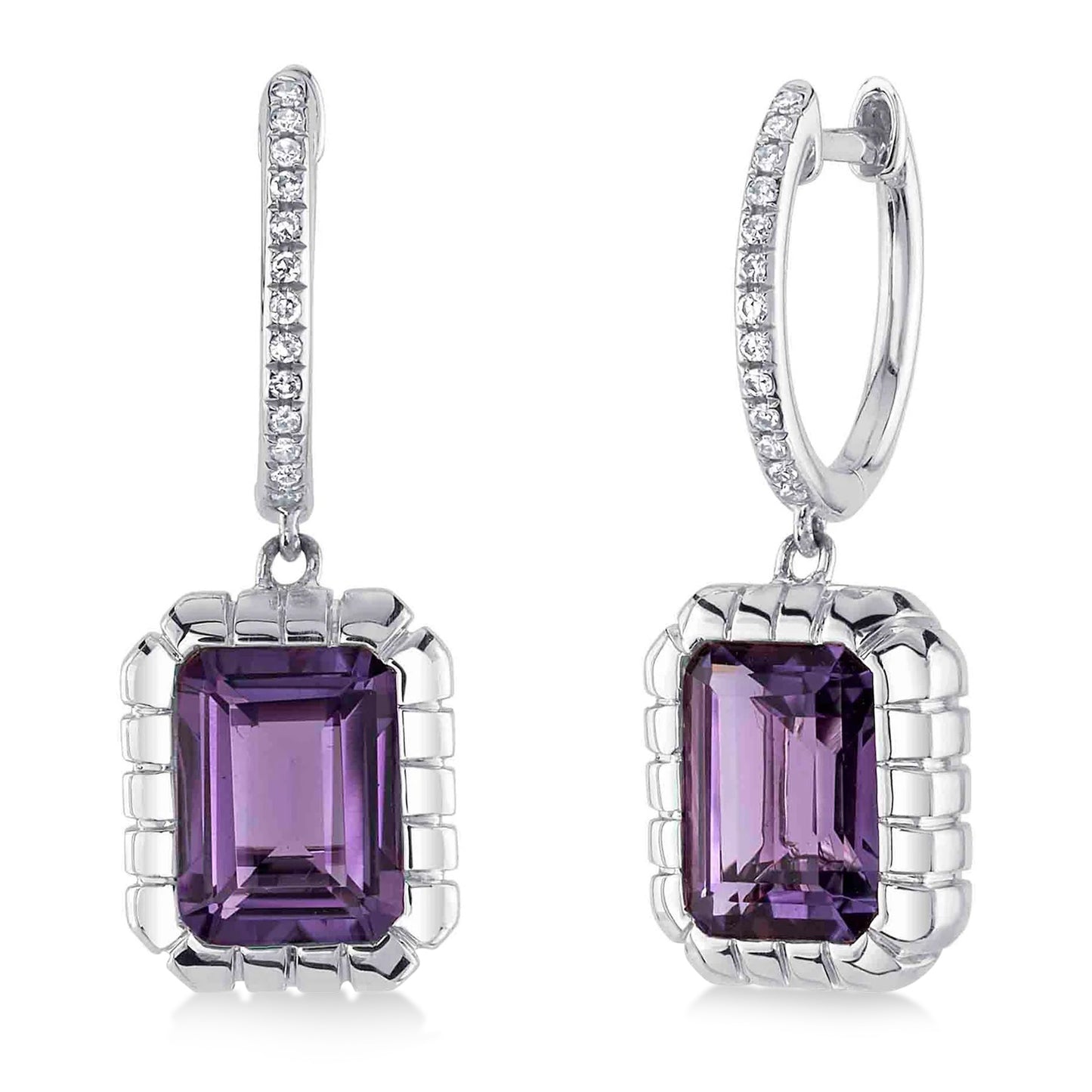amethyst gemstone earrings for women