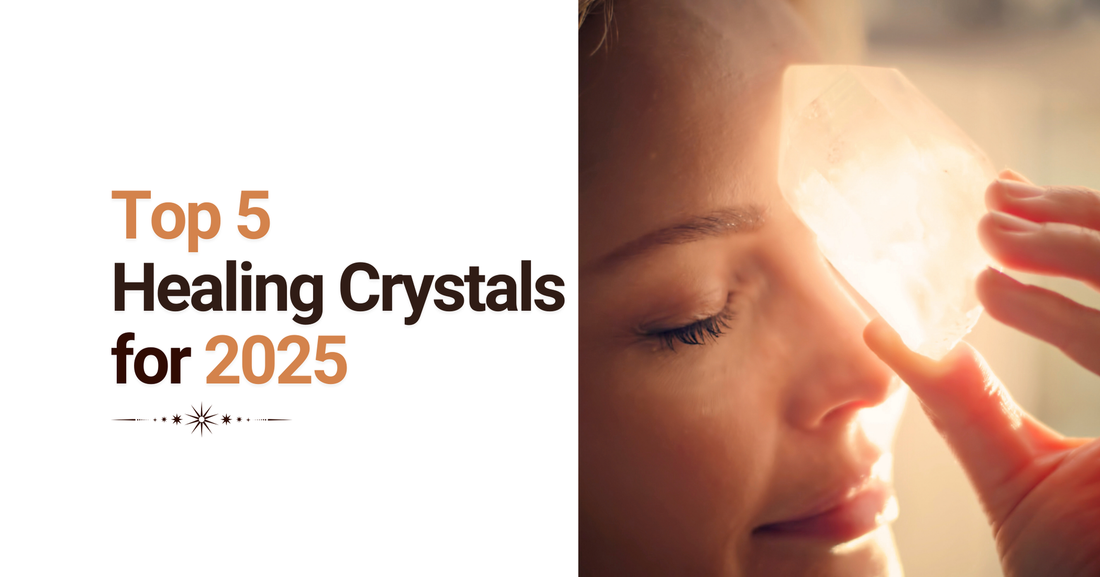 Top 5 Healing Crystals for 2025 – Green Tourmaline, Emerald, Citrine, Amethyst, Lapis Lazuli