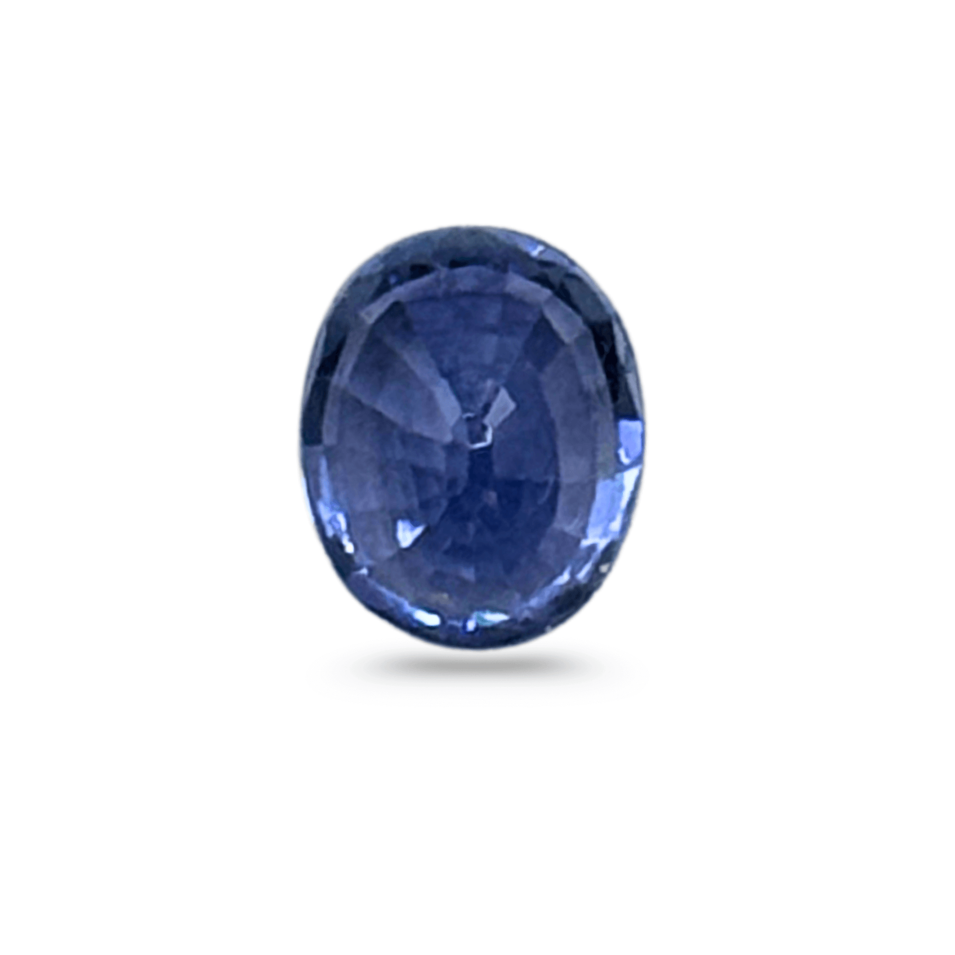 1.72 Carat Natural Blue Sapphire Oval Cut Stone