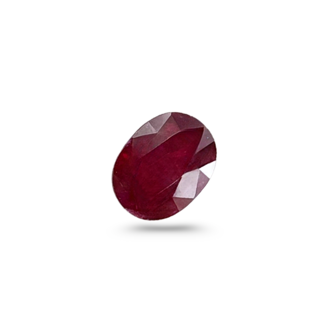 Natural Ruby Oval Shape Stone 2.17 Carat