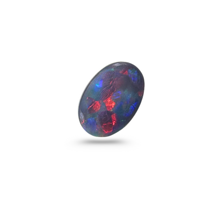 Certified Australian Black Opal – 5.84 Carat Natural Gemstone