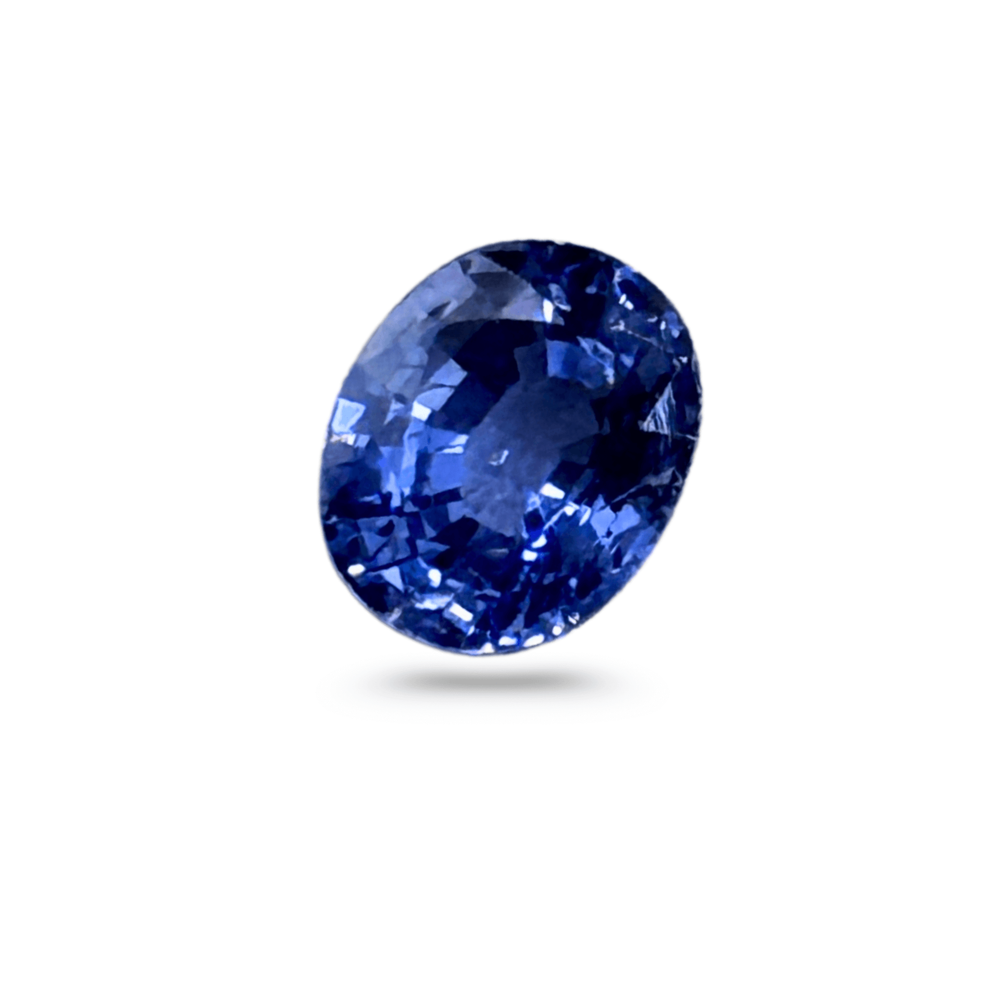 1.72 Carat Natural Blue Sapphire Oval Cut Stone
