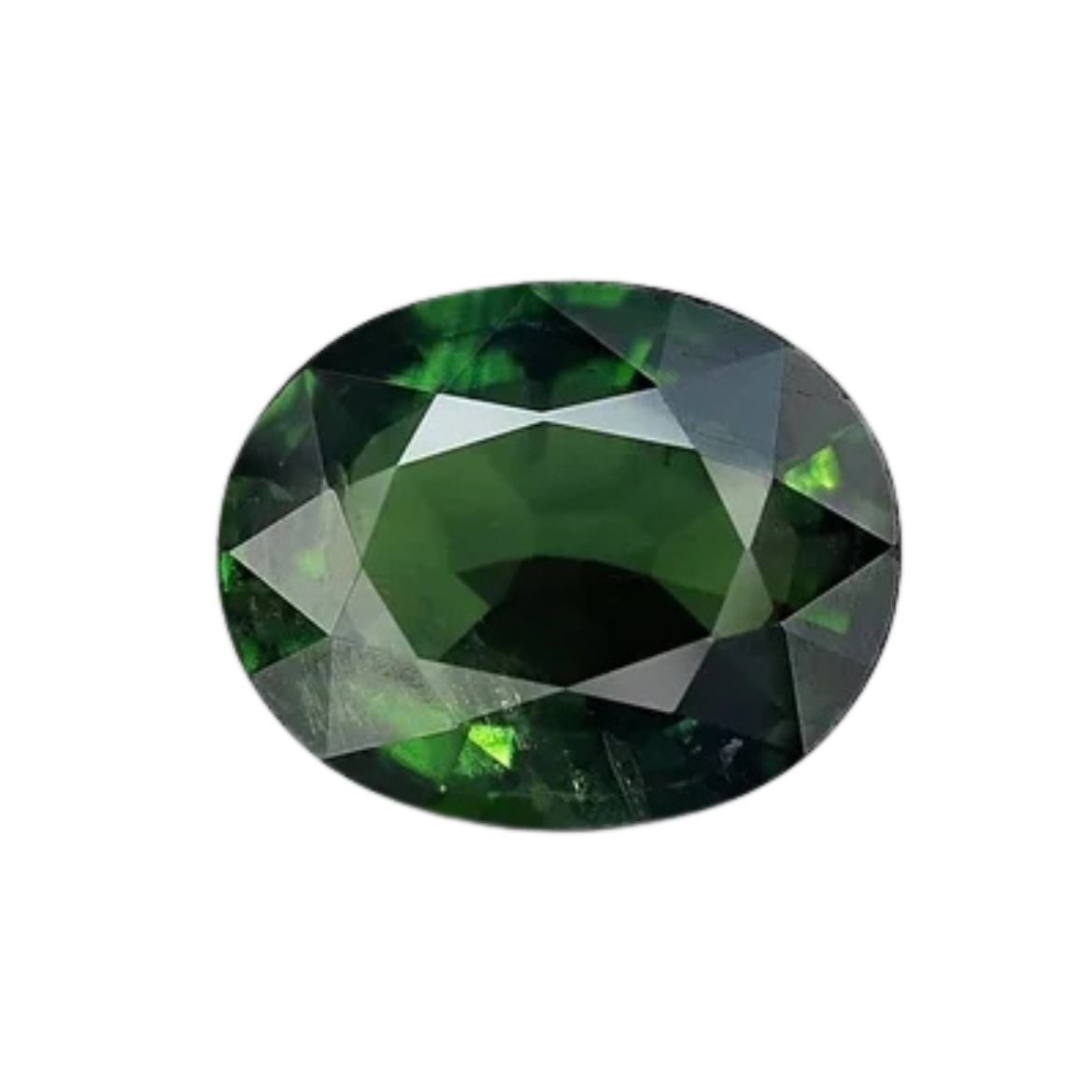 Natural Green Oval Sapphire Stone