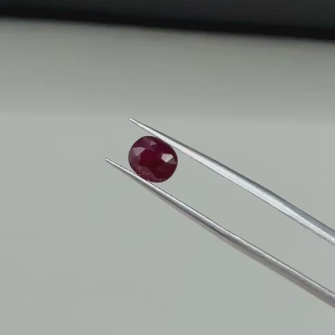 Genuine Oval Ruby – Natural Gemstone from Multi Gems Dubai