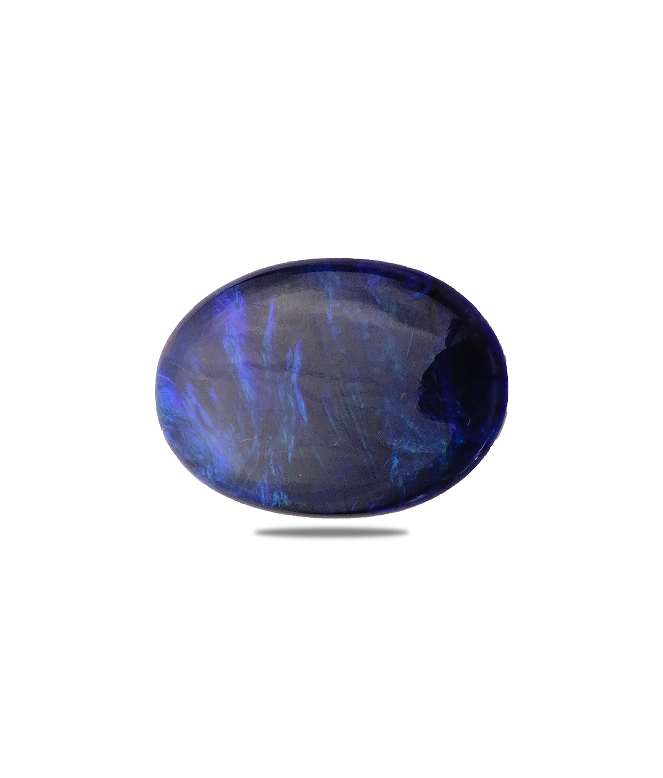 Natural Black Opal (Ovel) Stone